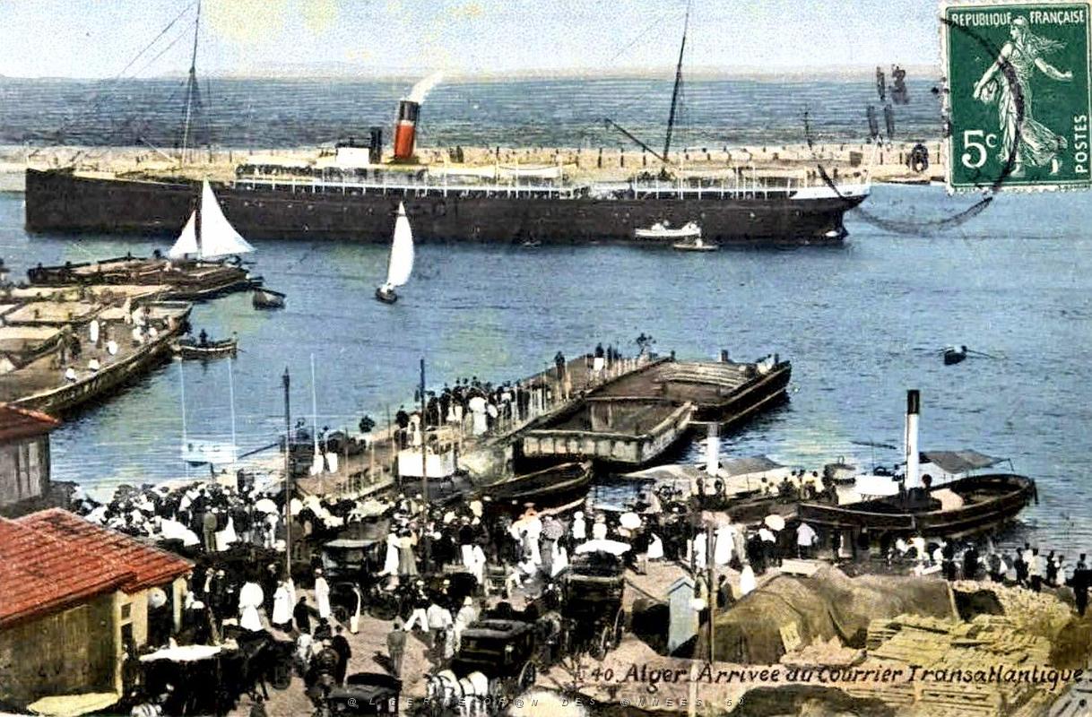 Alger - Arrivee du courrier transaltlantique.jpg